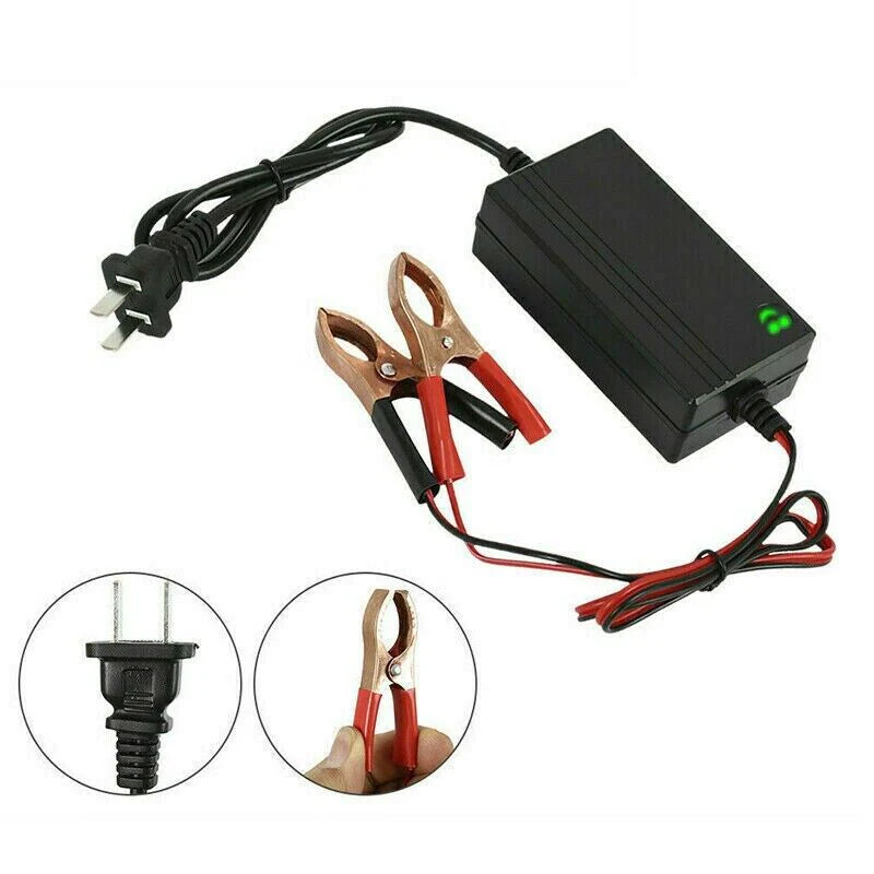 Portable 12V Auto Car Battery Charger Truck Trickle Maintainer Boat Motorcycle