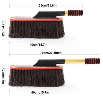 Telescopic Microfiber Car Duster Brush for Quick Dust Removal  Cleaning